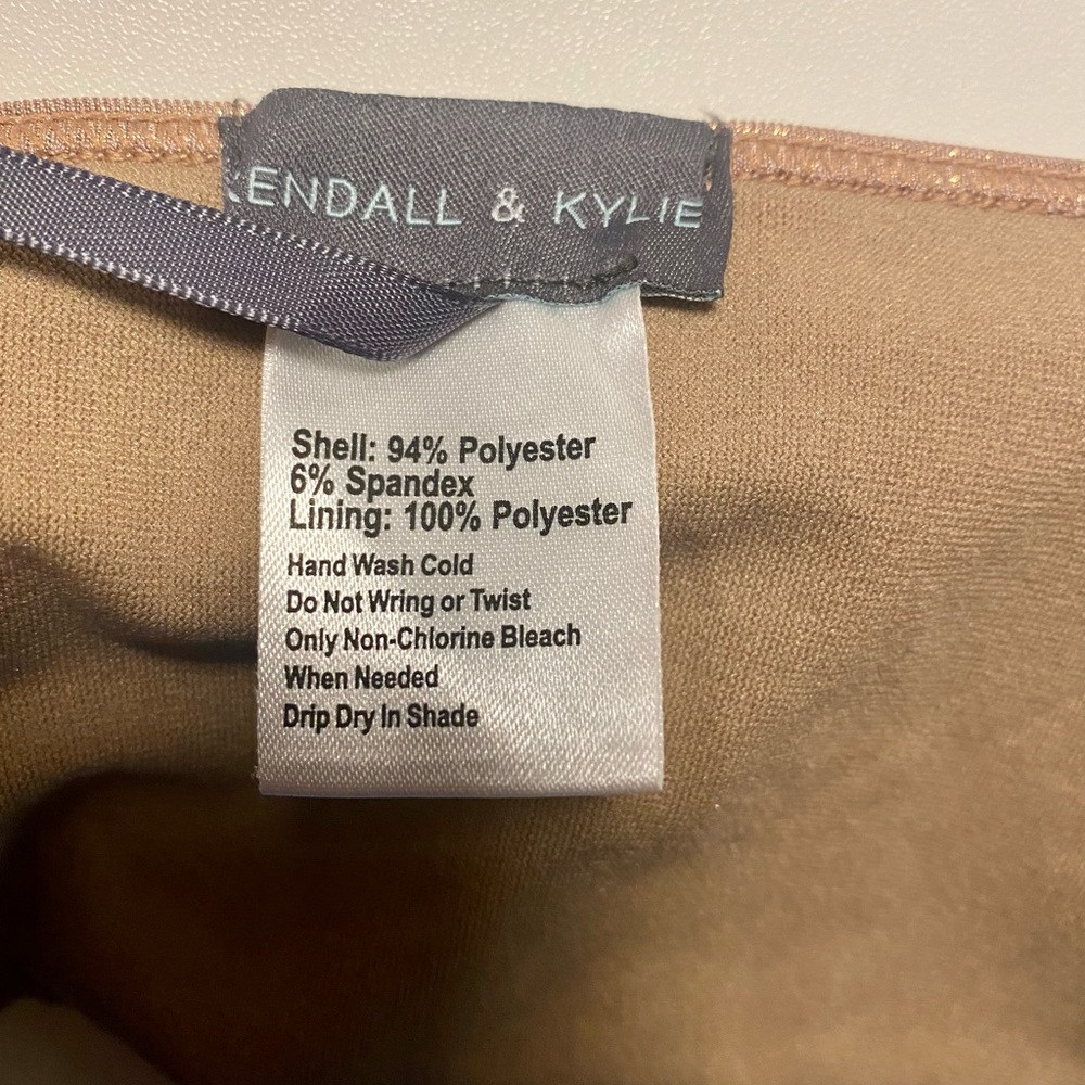 Kendall & Kylie PAC Sun bronze Shimmery Bikini bottom size medium NWT - Picture 7 of 10